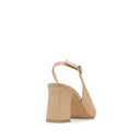 Adela - Zapatillas de Piel Nude | Davenia