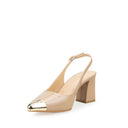 Adela - Zapatillas de Piel Nude | Davenia
