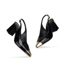 Adela - Zapatillas de Piel Negro | Davenia