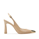 Ailin - Zapatillas de Piel Nude | Davenia