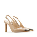 Ailin - Zapatillas de Piel Nude | Davenia