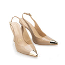 Ailin - Zapatillas de Piel Nude | Davenia