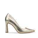 Antonella - Zapatillas de Piel Platino | Davenia