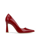 Antonella - Zapatillas de Piel Escarlata| Davenia