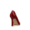 Antonella - Zapatillas de Piel Escarlata| Davenia
