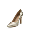 Antonella - Zapatillas de Piel Platino | Davenia