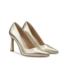 Antonella - Zapatillas de Piel Platino | Davenia