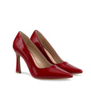Antonella - Zapatillas de Piel Escarlata| Davenia