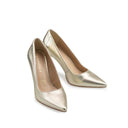 Antonella - Zapatillas de Piel Platino | Davenia