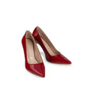 Antonella - Zapatillas de Piel Escarlata| Davenia