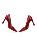 Antonella - Zapatillas de Piel Escarlata| Davenia