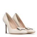 DANA | ZAPATILLA DE PIEL MARFIL