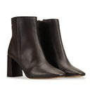 Camila - Botines de Piel Café | Davenia