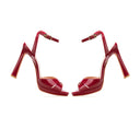 LILY | SANDALIAS DE PIEL ROJAS