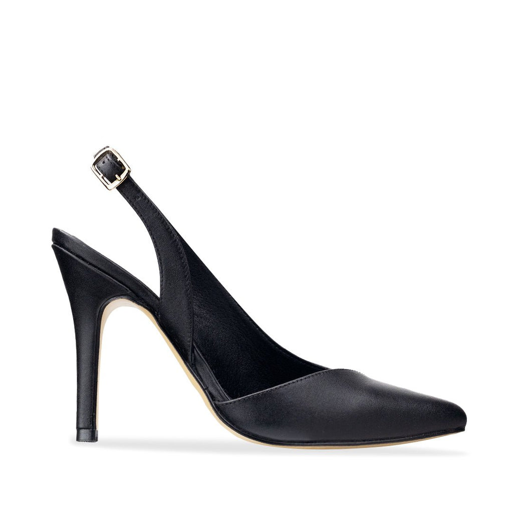 JESSICA | ZAPATILLA PIEL NEGRA