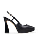 BRENDA | ZAPATILLA PIEL NEGRA