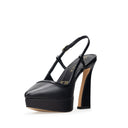 Brenda - Zapatillas de Piel Negra | Davenia