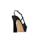 Brenda - Zapatillas de Piel Negra | Davenia