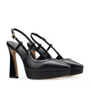 Brenda - Zapatillas de Piel Negra | Davenia