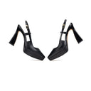 Brenda - Zapatillas de Piel Negra | Davenia