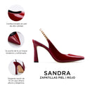 SANDRA | ZAPATILLAS ROJAS DE PIEL
