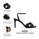 NOA | TACONES NEGROS DE PIEL