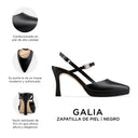 GALIA | ZAPATILLAS NEGRAS DE PIEL