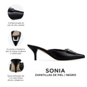 SONIA | ZAPATILLAS NEGRAS DE PIEL