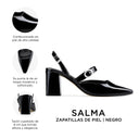 SALMA | ZAPATILLAS NEGRAS DE PIEL