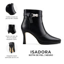 Isadora - Botines de Piel Negros