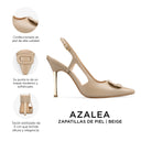 Azalea - Zapatillas de Piel Beige
