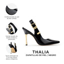 THALIA | ZAPATILLAS NEGRAS DE PIEL