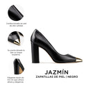 JAZMÍN | ZAPATILLAS NEGRAS DE PIEL