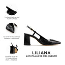 LILIANA | ZAPATILLAS NEGRAS DE PIEL