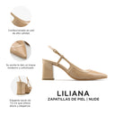 LILIANA | ZAPATILLAS BEIGE DE PIEL