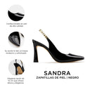 SANDRA | ZAPATILLAS NEGRAS DE PIEL