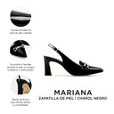 MARIANA | ZAPATILLAS NEGRAS DE PIEL
