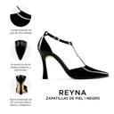 REYNA | ZAPATILLAS NEGRAS DE PIEL