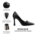 DENISSE | ZAPATILLAS NEGRAS DE PIEL