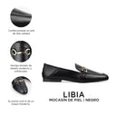 LIBIA | MOCASÍN DE PIEL