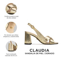CLAUDIA | SANDALIA DE PIEL