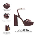 JULIETA | PLATAFORMA VINO DE PIEL