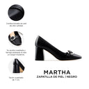 MARTHA | ZAPATILLAS NEGRAS DE PIEL