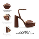 JULIETA | PLATAFORMA CAFÉ DE PIEL