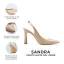 SANDRA | ZAPATILLAS BEIGE DE PIEL