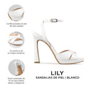 LILY | SANDALIAS DE PIEL BLANCO