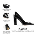 DAFNE | ZAPATILLAS NEGRAS DE PIEL