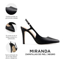 MIRANDA | ZAPATILLAS NEGRAS DE PIEL