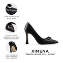 XIMENA | ZAPATILLAS NEGRAS DE PIEL