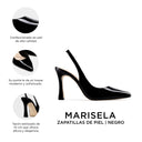 MARISELA | ZAPATILLAS NEGRAS DE PIEL